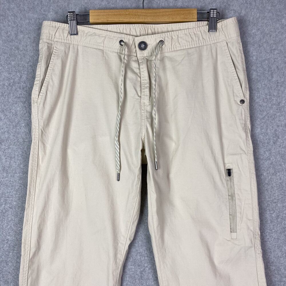 Vuori Pants Womens L Beige Ripstop Mid Rise Pant - Picture 2 of 10